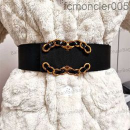 Channel Cclies Designer Brand Belts Large Gold Buckle Leather Classic Womens Dress Belt Variety of Styles Colours Available Women Ladies Width 7cm VVCO