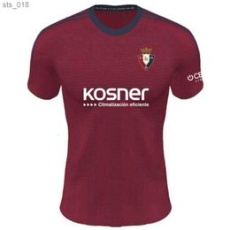 Fans Tops Soccer Jerseys 2024 OSASUNA Soccer Jersey DAVID Garcia CHIMY Avila Equipacion ADULTO TORRES MONCAYOLA MANU SANCHEZ Home Fooball Shir MenH240309