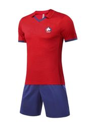 Lille OSC 22 new Men039s Tracksuits lapel football training suit outdoor running Tshirt fan version shortsleeved shirt3359734