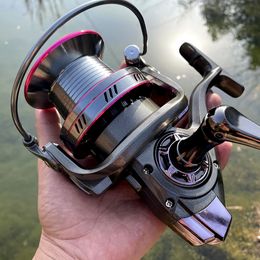 GDA Spinning Reel Deep Metal Spool 12000 10000 9000 Series Fishing Reel Saltwater Max Drag Power 20-30kg240227