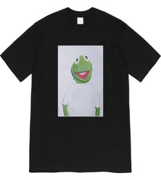 Highquality streetwear Supre Tshirts 08ss Tee frog po print short sleeve Tshirt3249627