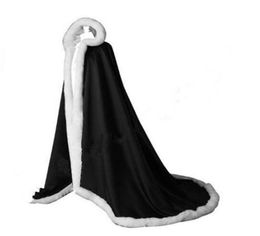 Bridal Winter Warm Long Wedding Cloak Cape White Faux Fur Cape Wedding Cape6846914