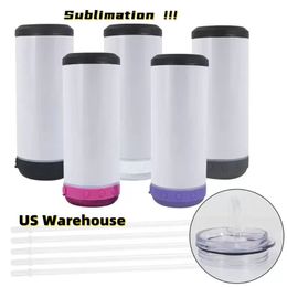 Local Warehouse 16oz 4 in 1 Sublimation Bluetooth speaker can cooler Double Wall Stainless Steel Smart Wireless Speaker Music Tumb222L