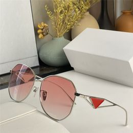 luxury original designer sunglasses for women mens sunglasses for man triangle 3D pilot Metallic Frame Symbole Casual Event Pa296z