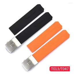 Watch Bands Silicone Strap For Tissot 1853 Tengzhi T-Touch Original T013 Rubber Band T047T081T33 Men'swatchband Wrist 20mm 21mm