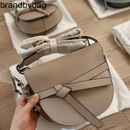 Loeweely Cross Bag Bag Designer Body Bags Luxury Brand Handbags Fashion Women Shoulder Bag Classic Gate Crossbody Bags Leather Saddle Purses Wallet