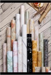 Wallpapers Premium Marble Pvc Waterproof Self Adhesive Wallpaper Diy Furniture Cabinet Wardrobe Renovation Home Decor Kitchen Bath6433480