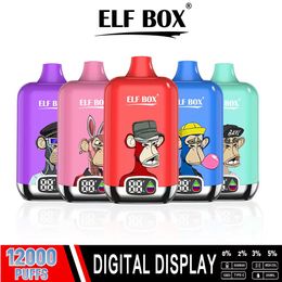 elf box BC12000 puffs 850mAh Bang XXL Disposable Vape Pen Electronic Cigarette E Vapour Pod XXtra Disposable Vaporizer digital 12 Flavours