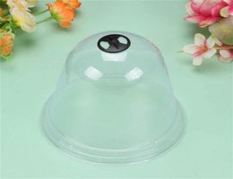 Garden Supplies Protective Clothes Reusable Plastic Plant Bell Cover Plants Protector for Season extention with Ground Securing Pe8042263