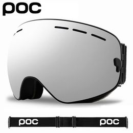 Sunglasses Double layers anti-fog POC Goggles Sci Glasses Brand New Men Women Cycle Sunglasses Mtb Googles Eyewear252G