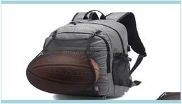 Outdoor Outdoorsoutdoor Mens Sports Basketball Backpack School Bags For Teenager Boys Soer Ball Pack Laptop Bag Football Net Gym5253839