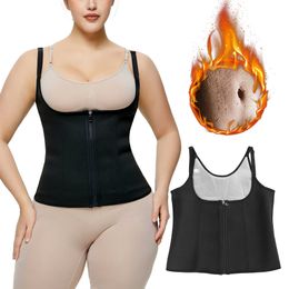 women Waist Tummy Shaper Sports fitness abdominal tightening belt reducing belly and waist protection chloroprene rubber double sweat bursting vest