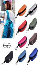 Sunglasses Reading Glasses Carry Bag Hard Zipper Box Travel Pack Pouch Case Portable Protector 11 Colors3389229