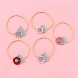 Hair Accessories 1 PCS Baby Girl Headband Clothes Band Born Headwear Headwrap Hairband Lace Flower Leaf Toddlers