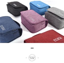 Juxu Borsa da toilette sospesa Borsa da viaggio per organizer da viaggio Custodia per cosmetici con gancio per appendere Custodia da bagno impermeabile Larg8791502