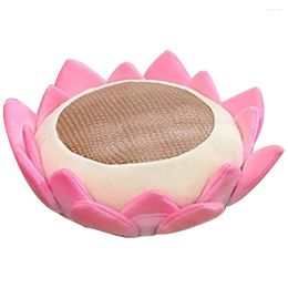 Pillow Outdoor Mat Lotus Comfy Office Seats Modeling Anti-skid Pad Chair S Pink Adorable Shaped Floor Child