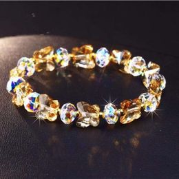 Women's Sweet and Fashionable Crystal Bracelet Accessories