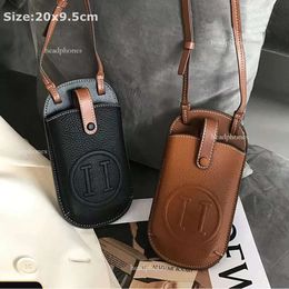 Genuine Leather Phone Case Crossbody Bags Iphone 15 14 13 12 11 Pro Max Hi Quality Guarantee X Xs Xr 8 7 16 17 18 Samsung Note S 25 24 23 22 21 20 10 Plus Ultra