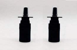 50pcs 5ml Refillable Black Plastic Nasal Spray Bottle Pump Sprayer Container Vial Pot for Saline Water Wash Applications8437089