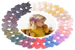 Baby Girls Hair Accessories Cute Hairclips Childrens Headwear Bows Princess Plaid Bow Kids Infant Bowknot Hairpins6649474