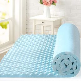 Stock Size 1 5 2 3 4 Inch Swirl Gel Cooling Memory Foam Mattress Topper Cooling Airflow Design209u