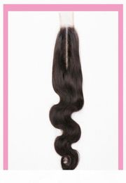 Brazilian Virgin Hair 2X6 Lace Closure Middle Part Cheap 26 Natural Color Body Wave Top Closures Hair Products 820inch3255548