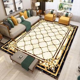 European Style Persian Art Area Rug for Living Room Non-slip Kitchen Carpet Bedroom Floor Mat Outdoor Parlor Mat Home Decor3178