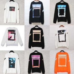 Offs White Man Designers Clothes Men Women Designer Hoodies Mens Letter Print Black Terry Pullover Coats Sweatshirt Hoodie Hooded Sweater EuroDCVJ