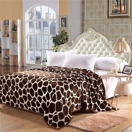 Blanket Coral Fleece Blanket Throws on Sofa Bed Plane Travel Plaids Battaniye Big Size 230cmx200cm Home textiles2452