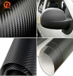 whole Carbon Fiber Car Stickers Vinyl Car Wrap Sheet Roll Film Auto Decals 60x500cm Motorcycle Car Styling Accessories4972543