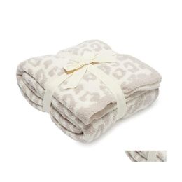 Blankets Sherpa Throw Blanket Fuzzy Fluffy Cozy Soft Fleece Flannel Plush 127X162Cm 130X180Cm Microfiber For Bed Sofa Drop Deliver245v