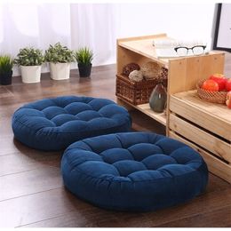 1Pcs Round Shape Floor Seat Cushion Soft Cotton Core Tatami Pillow Home Decoration Car Sofa Y200723307v