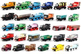 Original Styles Trains Friends Wooden Small Cartoon Toy Car Give your child gift Toys9146746