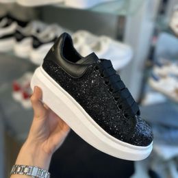 Original Designer Luxury Mens Shoes Platform Sneakers Womens Trainers Mirror Quality Chaussure Oversized Glitter Lace up Sneakers with Box Dust Bag Dhgate New