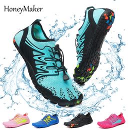 Unisex Wading Shoes Quick-Dry Aqua Shoes Drainage Water Shoes Beach Sports Swim Sandals Yoga Barefoot Diving Surfing Sneakers 240226