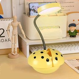 Table Lamps With Pencil Sharpener Lamp Eye Protection Power Saving Reading Desk Phone Stand Flexible