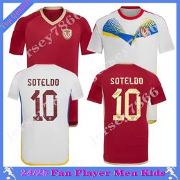 2024 2025 Venezuela SOTELDO Soccer Jerseys 24/25 National Team Football Shirt Men kids Home Away Camisetas Copa America CORDOVA RINCON BELLO SOSA RONDON uniforms