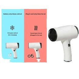 Wireless Portable Travel Dryers DY DY Household High Power Speed Dry Negative Ion Charging Cold & Hot Air Dual Purpose Hair Dryer Er er