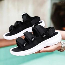 Sandals 41-42 Peep Toes Finger Slippers Men Genuine Mens Shoes Due To Sandal Sneakers Sports 2024 Small Price Tenismasculine