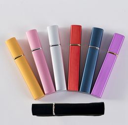 12ml Spray Perfume Bottle Travel Refillable Empty Cosmetic Container Square Perfume Bottle Atomizer Aluminium Refillable Bottles DB7193881