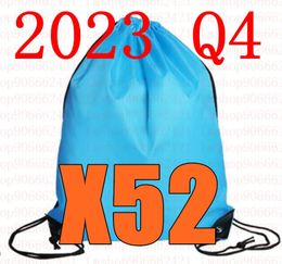 Latest 2023 Q4 CX 52 Drawstring Bag CX52 Belt Waterproof Backpack Shoes Clothes Yoga Running Fitness Travel 240227