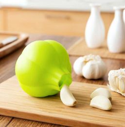 Creative Silicone Rubber Garlic Peeler Garlic Presses Ultra Soft Peeled Garlic Stripping Tool Home Kitchen Accessories 9737031