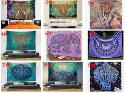 150130cm Tapestry Wall Hanging Indian Mandala Bohemian Tapestry Hippie Tapestry polyester Wall Decor Dorm Decor KKA44999382643