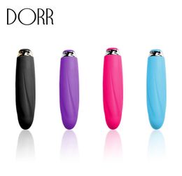 DORR Erotic Products 5 Speed USB Rechargeable Waterproof Vibrators For WomenG Spot Clit Bullet Mini Vibrator Massage Sex Item7336164