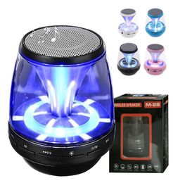 M28 Bluetooth Speaker Mini Wireless Loudspeaker LED TF USB Subwoofer bluetooth Speakers mp3 stereo o music player1778140