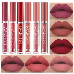HANDAIYAN Lip Mud Lazy Man Colour Mouth Red Lip Glaze Matte Lip Colour Not Easy To Stain Cup Cross Wholesale 240305
