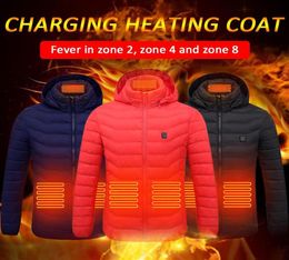 2020 Heated Jacket Camping Tourism Pockets Warm Vest For Men Power Shield Cotton Polyester Winter Hiking Vest Man Heated Jacket2531960478