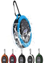 C6 Portable Wireless Mini Bluetooth Speaker Waterproof Subwoofer Bluetooth Sound Box Speakerphone TF Card Hands Shower Speaker3036182