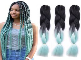 Synthetic Kanekalon Braiding Hair 24 inches 100gpack Crochet Braids Bulk Hair Synthetic Jumbo Braiding Crochet Hair Extensions4966534