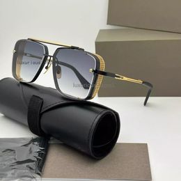 Top Quality EDITION M SIX Sunglasses For Men and Women Summer Classic Style Anti-Ultraviolet Retro Plate Square Full Frame Fashion Eyeglasses Random Box